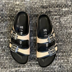 Birkenstock Arizona Jute & Leather Sandal